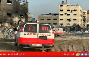 الهلال الأحمر: استشهاد أحد طواقمنا متأثرًا بإصابته