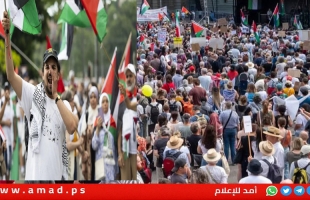 "برن" تشهد أكبر تظاهرة منذ بدء حرب الابادة الجماعية على قطاع غزة