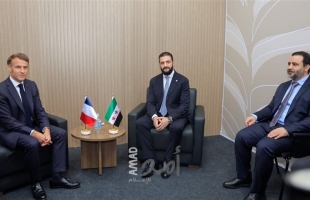 ماكرون يبلغ الشرع ضرورة التوصل لوقف إطلاق نار دائم