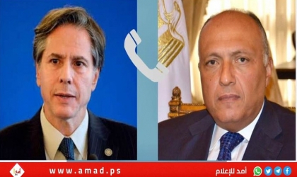 شكري لـ بلينكن: نجدد التحذير من مخاطر العمليات العسكرية الإسرائيلية في رفح