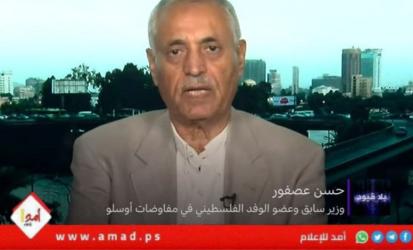 لقاء الغد  مع الوزير الفلسطيني السابق حسن عصفور يقدم فيه حلولا للسلطة الفلسطينية لوقف العدوان على غزة
